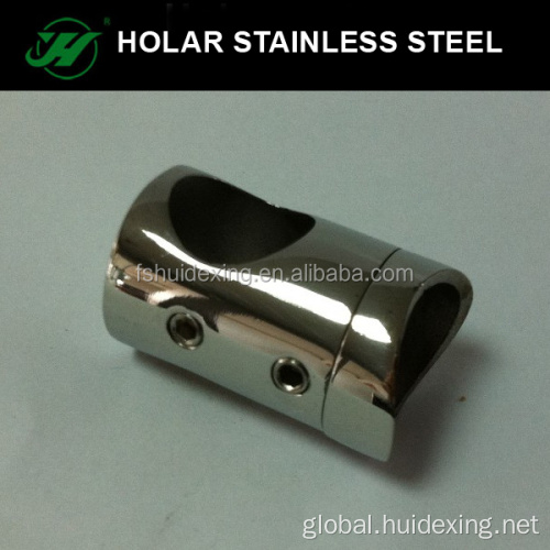 Square Steel Tube Connectors 304 stainless steel handrail connector for tube Manufactory